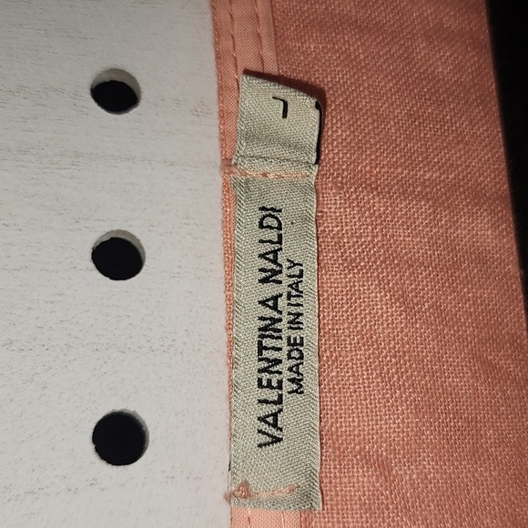 Valentina Naldi Shift Dress Size Large Linen Italian Made - Picture 2 of 8